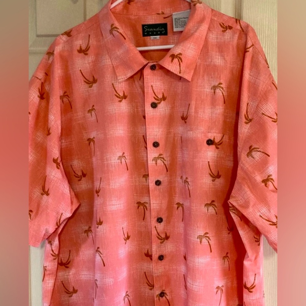 Palm Tree Button Up